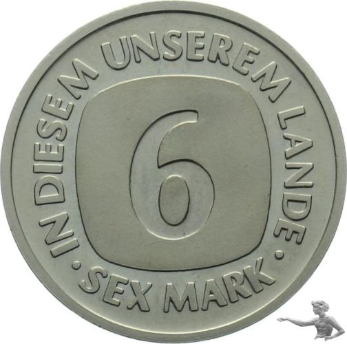 Deutschland BRD 6 Mark 1994 M